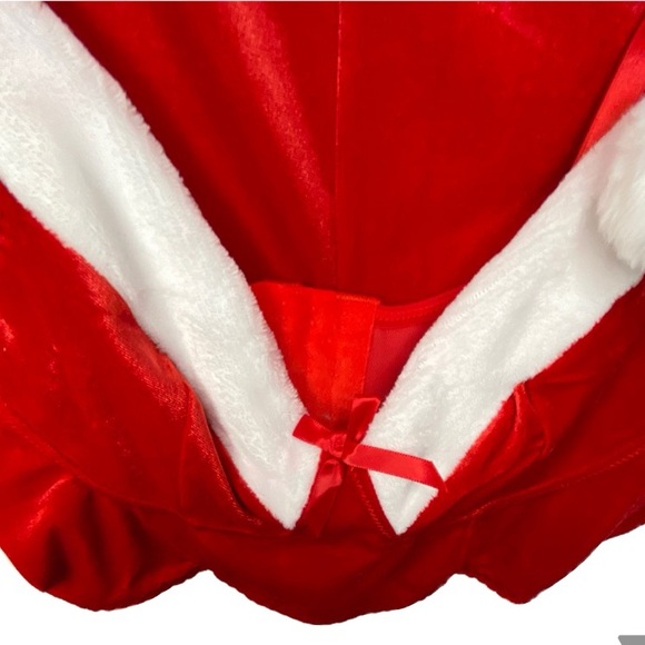 AVIDLOVE Velvet Christmas Santa Set with Christmas Hat Women’s Sz XL - Picture 8 of 11